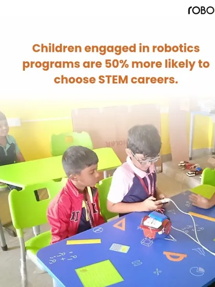 Students learn to control their robot, an activity that teaches them the direct impact of their coding and wiring. This hands-on experience is key to building a strong foundation in robotics.