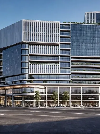 A street-level render of our mixed-use development in Vasai, illustrating how we integrate luxury hospitality with vibrant retail and commercial spaces to create a cohesive urban destination.