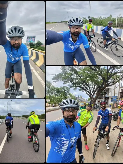 More on the road moments from the Jog 1000K BRM. Selfies and group shots capture the spirit of the ride, showing our team supporting each other through the long kilometers.