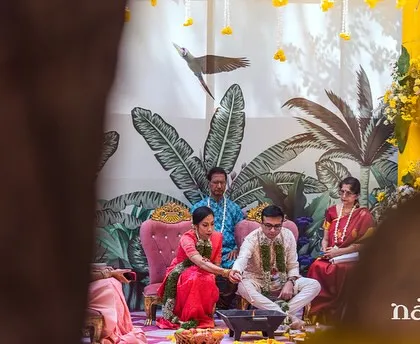 A collection of moments from my wedding, from the decor and venue to the ceremony and reception party. This shows the complete experience and the happy, vibrant atmosphere we can help create.