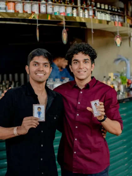 Another pair of friends who met at our event. We love being the place where friendships begin.