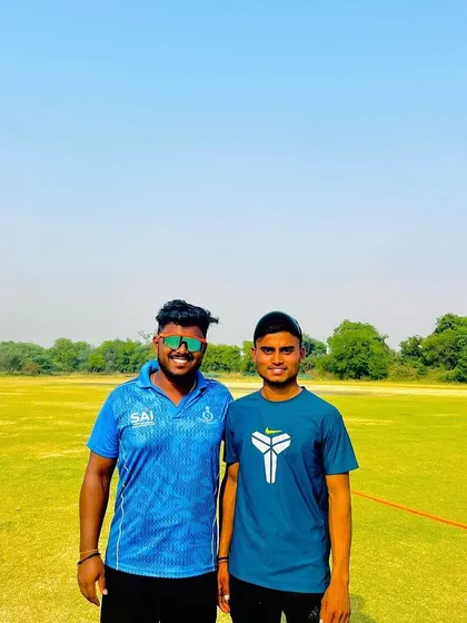 Karan Mishra after another great bowling spell, taking 5 wickets in a match.