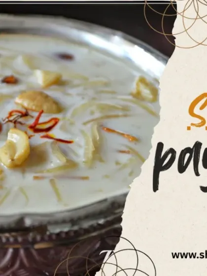 Our Semiya Payasam is a rich and creamy South Indian dessert made with roasted vermicelli, milk, and sugar, garnished with cashews and raisins.