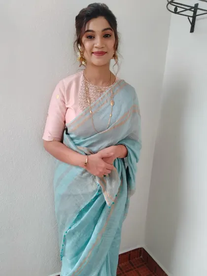 Another example of our elegant party makeup for guests, perfect for any wedding event.