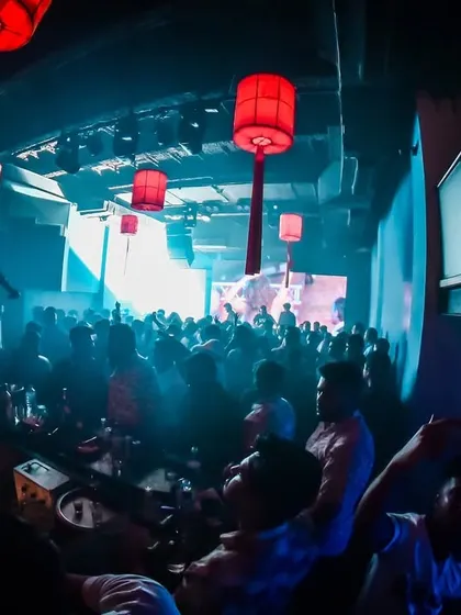Tara Sitara took over Tantra for a Durga Puja celebration. The club was decorated with red lanterns, and our set was designed to match the high-energy, festive spirit of the night.