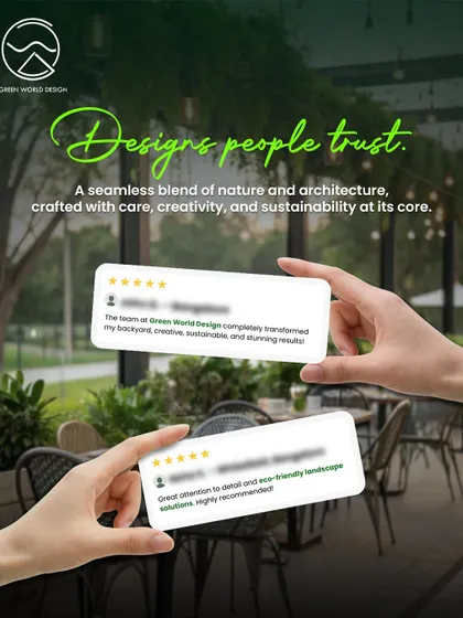 The ultimate measure of our work is the trust our clients place in us. These five-star reviews reflect our commitment to delivering creative, sustainable, and stunning results with meticulous attention to detail.