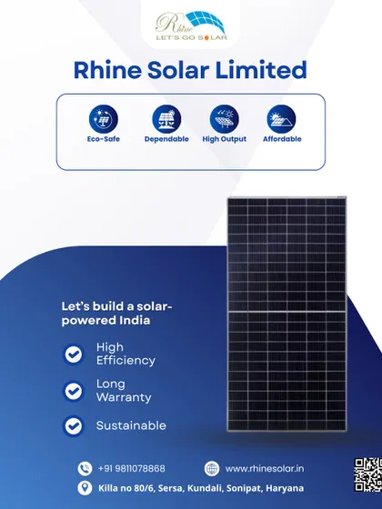 Let's build a solar-powered India with our eco-safe, dependable, and high-output panels. We offer a high-efficiency, sustainable solution with a long warranty.