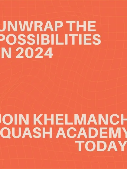 Don't just contemplate, participate! Unwrap the possibilities in 2024 and join our squash academy today. Your future self will thank you.