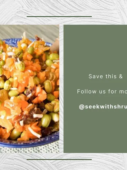 Save this recipe and try incorporating green gram sprouts into your diet. It's one of the best things you can do to support your energy levels and overall health, aligning your food with your spiritual practices.