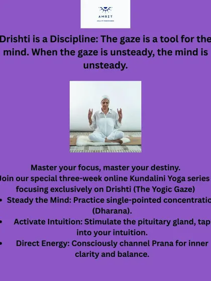 An online series focusing on Drishti, the yogic gaze. This practice is a tool for the mind; by steadying the gaze, we steady the mind, activate intuition, and direct our energy for inner clarity.