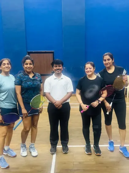 A group of participants from our women's event, demonstrating the strong community and camaraderie we foster.