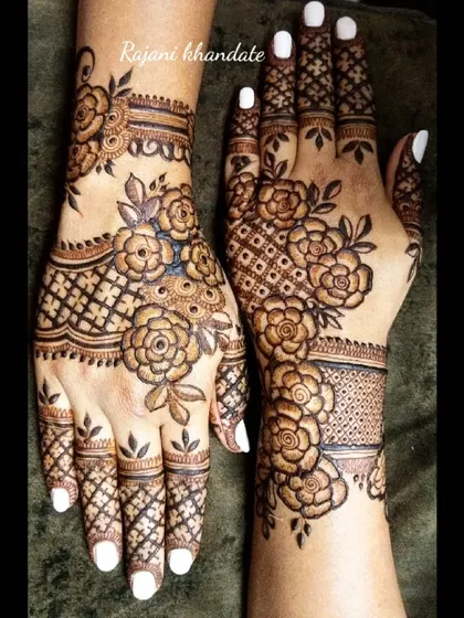 This collection showcases more of my diverse design work. Each piece is a unique blend of floral, geometric, and traditional patterns, demonstrating the versatility of mehndi art.