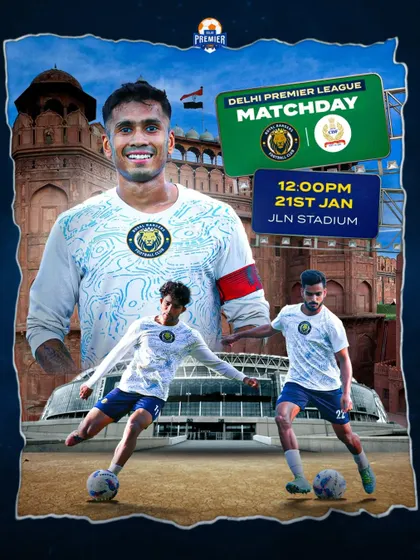 Matchday against CISF. We are ready to defend our pride and conquer the league at JLN Stadium.