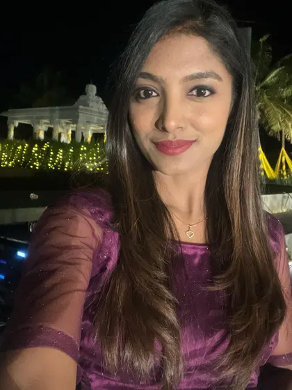 A selfie after hosting a beautiful wedding ceremony entirely in Telugu. I am experienced in handling the specific cultural nuances of traditional South Indian weddings.