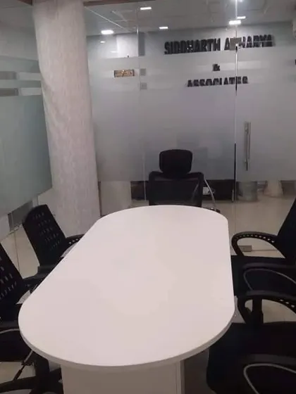 The conference room at our Asaf Ali Road office in New Delhi, where we strategize on complex cases.