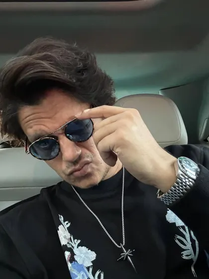 A closer look at the modern, textured men's haircut I did for actor Vijay Varma.