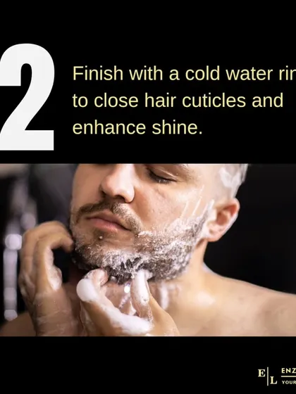 A pro tip for enhancing shine and health is to finish your beard wash with a cold water rinse. This simple step helps to close the hair cuticles, locking in moisture and reducing frizz.