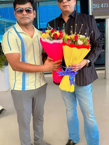 Arriving in Patna for the Bihar State Karate Championship. I was warmly welcomed by the state association president and other officials.