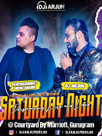 Here's a glimpse of my DJ and live percussionist fusion set at the Courtyard by Marriott. Combining my mixes with the live beats of a percussionist adds a powerful, raw energy that you can't get from a playlist alone.