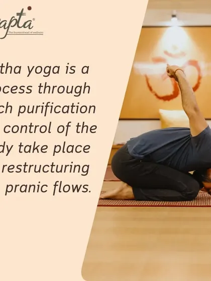 Hatha yoga is a process of purification. By restructuring the flow of prana (life force energy), we can bring the body back to a state of health and control.