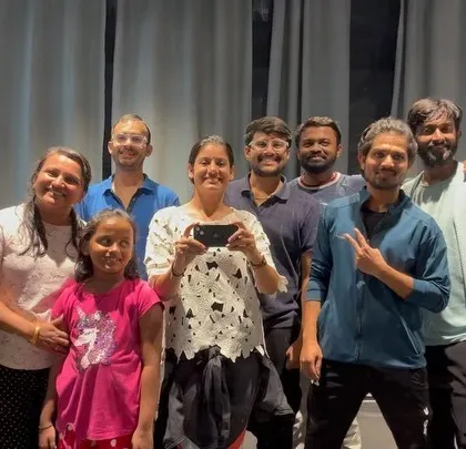 A selfie with my new family at the R1 Dance and Yoga Studio. Each person here is a part of this journey.