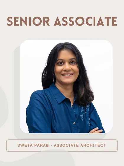 Meet Associate Architect Sweta Parab. Her collaborative approach and expertise in managing the entire design process make her a valuable leader and contributor to our team.