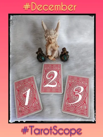 This is the card selection for the December 2022 TarotScope. I invite followers to choose a card for their monthly forecast.