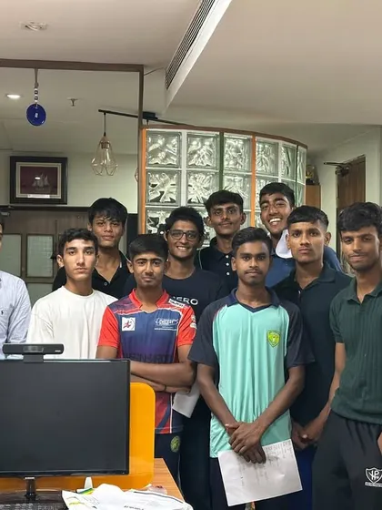 A group of our young players after completing their scientific fitness scans. They leave not just with data, but with a deeper appreciation for training the mind as rigorously as the body, a key component of our holistic program.