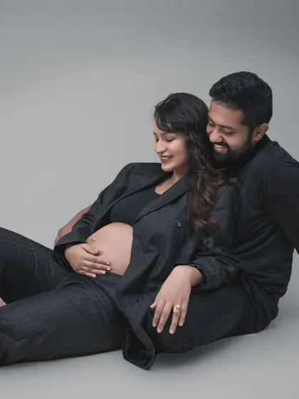 There’s something timeless about capturing love in its purest form. This cozy, intimate moment allows the couple's joy and togetherness to truly shine.