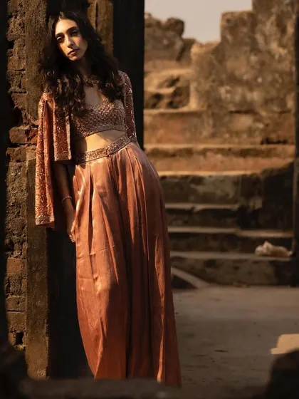 Another perspective from the 'Ruins' photoshoot, playing with light and shadow.
