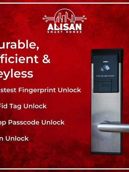 We believe in giving you choices. Our smart locks offer multiple ways to unlock your door, ensuring you are never locked out. Use the fastest fingerprint unlock, an RFID tag, a passcode from our mobile app, or a traditional PIN code.