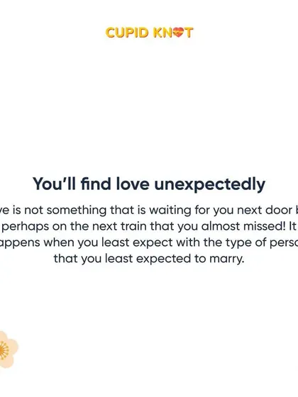 This is a duplicate of the previous image, highlighting the theme of unexpected love.