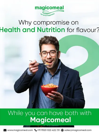 Why compromise on health and nutrition for flavor? With Magicomeal, you can have both. We provide meals that are as delicious as they are nutritious.