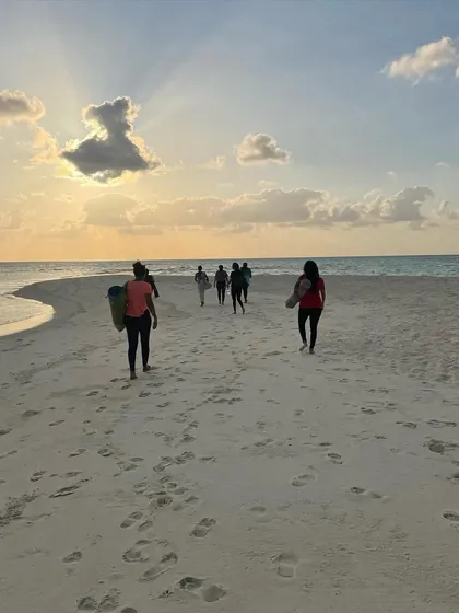 More glimpses from our unforgettable Lakshadweep retreats. Every moment is a postcard, from sunrise dives and full moon dinners to candid conversations and quiet naps on the beach.