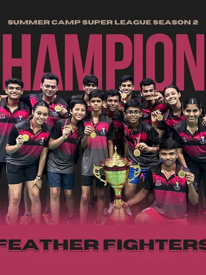 Champions of the Summer Camp Super League Season 2, the Feather Fighters. Their teamwork and dedication led them to a well-deserved victory.