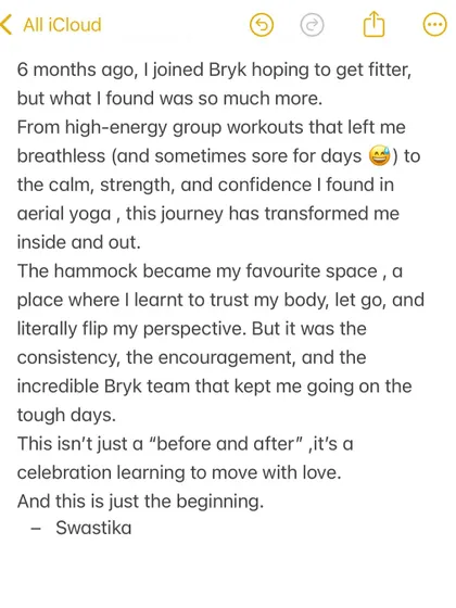 "What I found was so much more." Swastika shares her story of losing 14 kgs in 6 months and finding a community that kept her going on the tough days. Her words are a testament to our tribe.