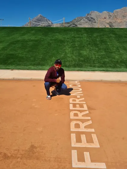 Our commitment to learning never stops. Here, our coach is visiting the prestigious David Ferrer Tennis Academy in Spain, gaining insights from one of the world's top training centers.