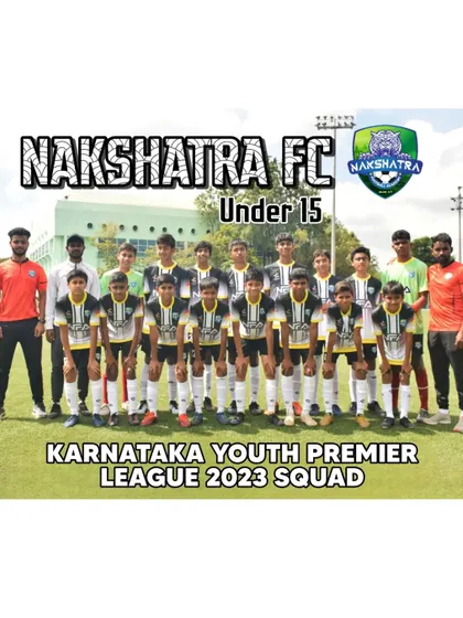Our Nakshatra FC Under-15 squad for the Karnataka Youth Premier League 2023. Admissions are open.