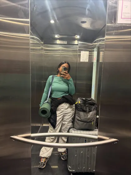 One month of travel looked like this. A yoga mat, a backpack, and a journey between Moksha (liberation) and Maya (illusion) across India.