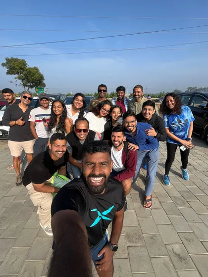 Squad goals personified. The whole team together on our trip for the Malnad Ultra, proving that running with us is as much about the community as it is about the miles.