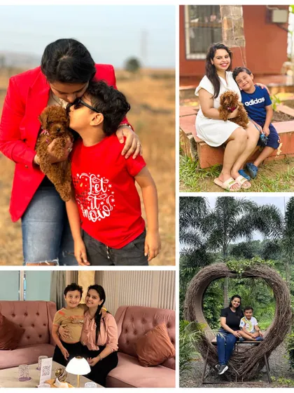 A personal Mother's Day post, this collage shares photos of me and my son, reflecting on my own journey of motherhood and my relationship with my late mother.