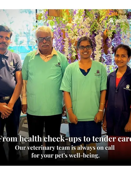 This is our dedicated veterinary team. From routine health check-ups to emergency care, these compassionate professionals are always on call to ensure your pet's well-being.