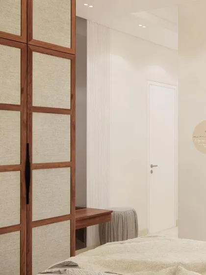 A collection of our bedroom designs, showcasing various styles from modern minimal to ethnic traditional. Each space is crafted to be a unique sanctuary, featuring custom furniture, layered lighting, and thoughtful details.