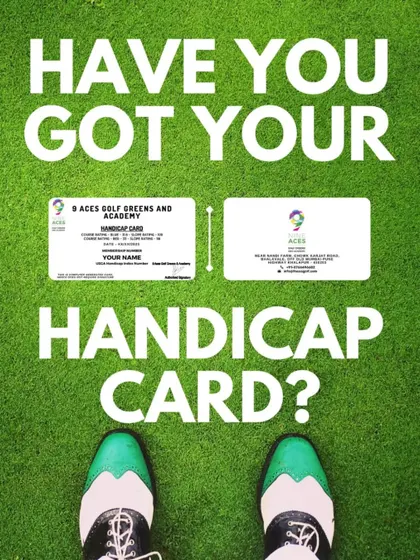 An official handicap card is essential for tracking your progress and competing in tournaments. We can help you get yours sorted so you can take your game to the next level.