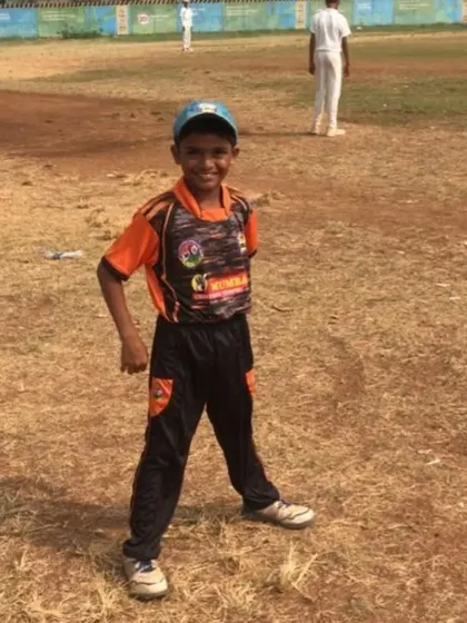 A candid shot of a young Parth on the field. It's great to see these kids grow over the years.