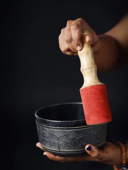 We believe in the healing power of sound. Many of our sessions incorporate the deep, resonant tones of a Tibetan singing bowl to aid in meditation and guide you into a state of profound relaxation.