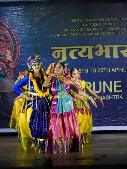 Extensive photo series from our production "Prema Vinod," presented at the Nrutyabharat national contest, highlighting the storytelling of Krishna and the Gopis.