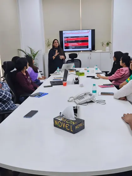 Explaining the finer points of the POSH Act during a training for an Internal Committee. It's vital that IC members understand their roles and the legal nuances to conduct fair and effective inquiries.