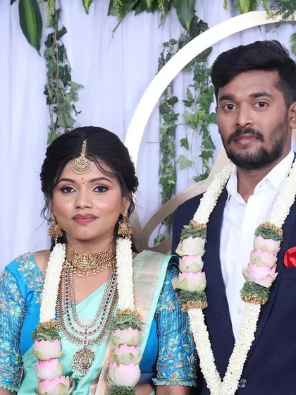 The happy couple at their ring ceremony. It's always a joy to be a part of these special moments.