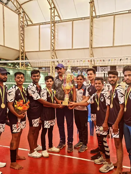 Celebrating with the winners of the Inter-Law College volleyball tournament. Congratulations boys!